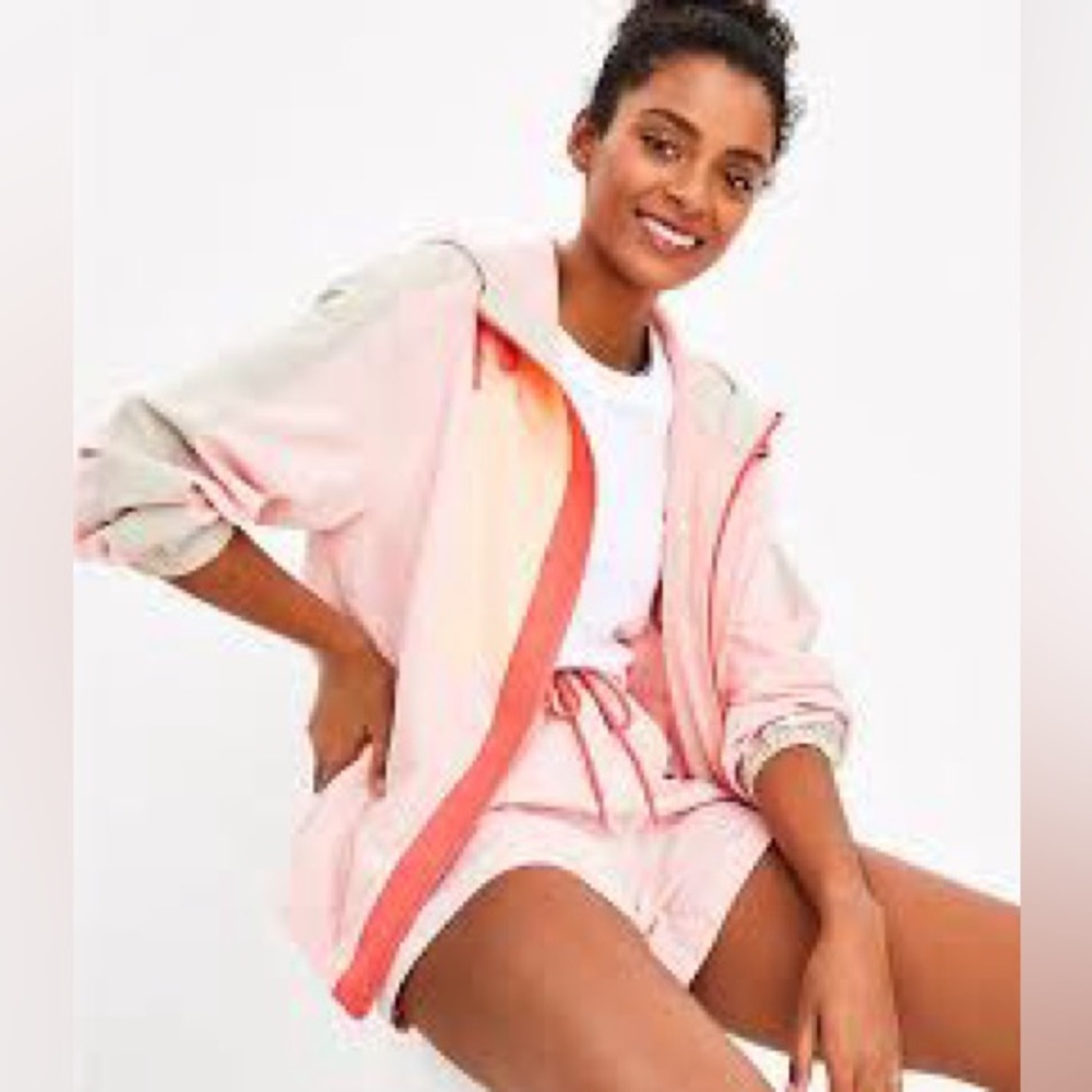 Lou & Grey Colorblock Wanderweave Windbreaker Jacket XS
